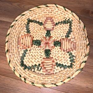 VINTAGE boho wall basket table decor